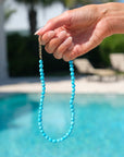 Sleeping Beauty Turquoise Beaded Necklace
