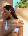 Diamond Rain Charm Necklace