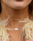 Large Diamond Cloud Necklace