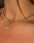 Small Diamond OG Love Cloud Necklace