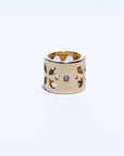 Braid Bead/Dread Bead with Diamond