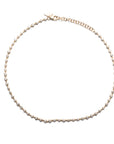 The Finest Bezel Set Mixed-Cut Tennis Necklace
