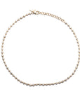 The Finest Bezel Set Mixed-Cut Tennis Necklace