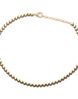 Molten Gold and Diamond Tennis Choker