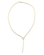 Suspended Cloud Bezel-Set Lariat Necklace