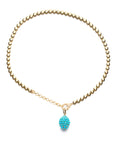 Molten Gold and Diamond Tennis Choker