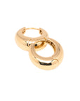 Billowy Puff Hoop Earrings