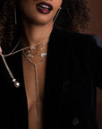 Paper Clip Tibetan Cloud Necklace