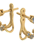 Floral Diamond Ear Jackets
