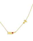 The Ruby Falls Necklace