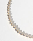 The Finest Bezel Set Mixed-Cut Tennis Necklace