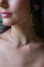 Multi-Diamond Triple Cloud Corded Choker
