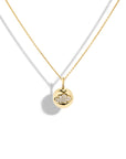Pavé Inlaid Cloud Diamond Sphere Necklace