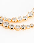 22-Diamond GIA-Certified Bezel Set Threader Hoops - Limited Edition