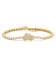 Diamond Tibetan Cloud Flux Line Bracelet