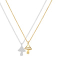Diamond Encrusted Mushroom Necklace