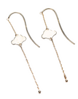 Gold Cloud French Hook Earrings