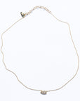 Pave Cloud Necklace with Diamond