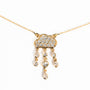 Diamond Rain Charm Necklace