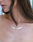 Winged Moon Necklace