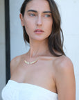 Winged Moon Necklace