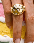 Diamond Bombe Glacée Cocktail Ring