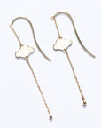 Gold Cloud French Hook Earrings