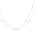 Delicate Diamond Station Necklace