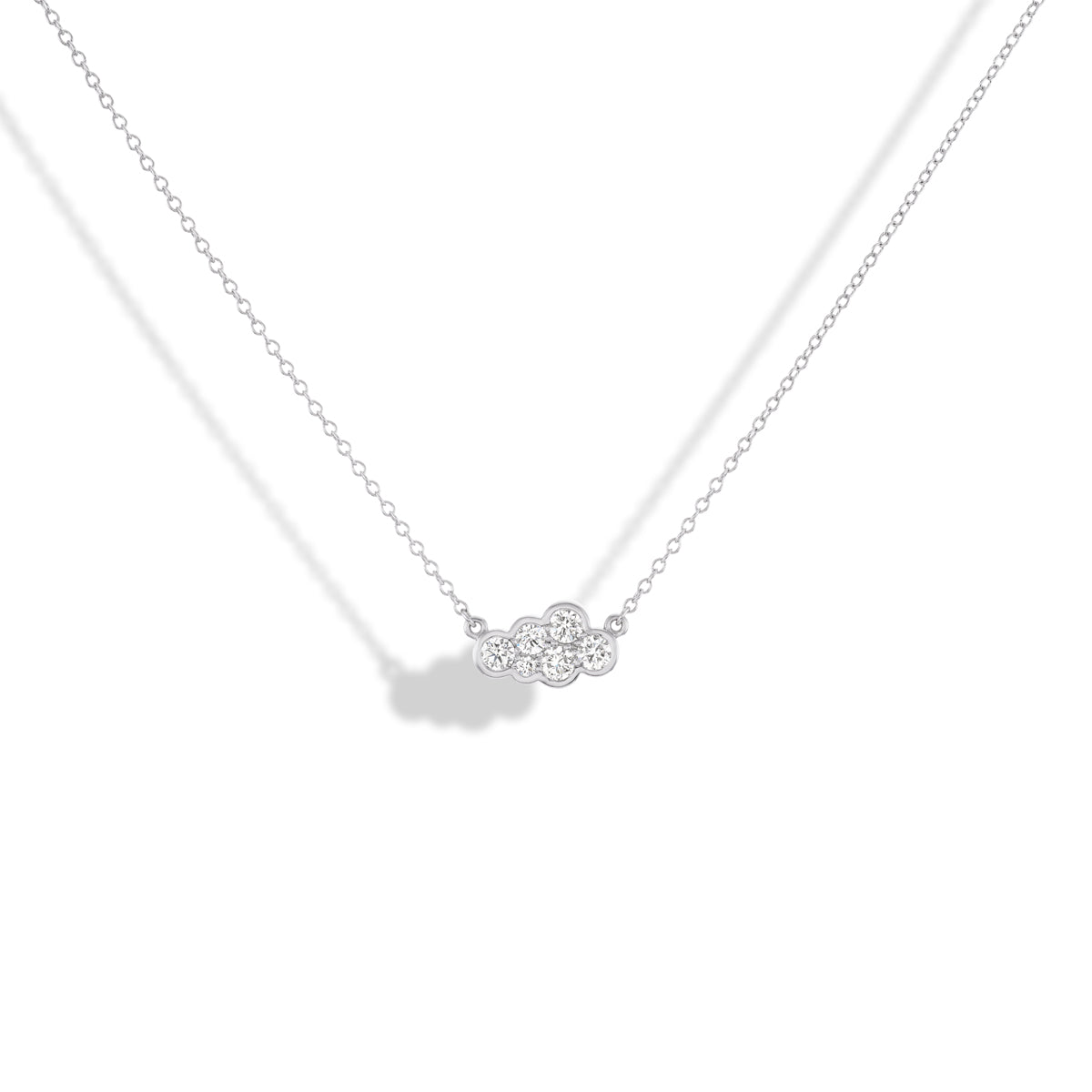 Large Diamond Cloud Necklace