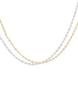 The Finest Bezel Set Mixed-Cut Tennis Necklace