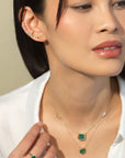 Original Recipe Emerald and Diamond Necklace