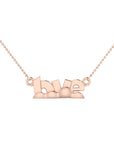 Puffy Cloud Solid Gold Original Love Necklace