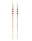 Triple Threat Threader Earrings