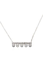 Five-Star Bar Diamond Necklace