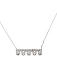 Five-Star Bar Diamond Necklace