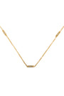 Delicate Diamond Station Necklace