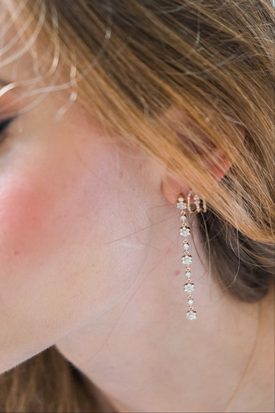 Chamomile Long Drop Earrings