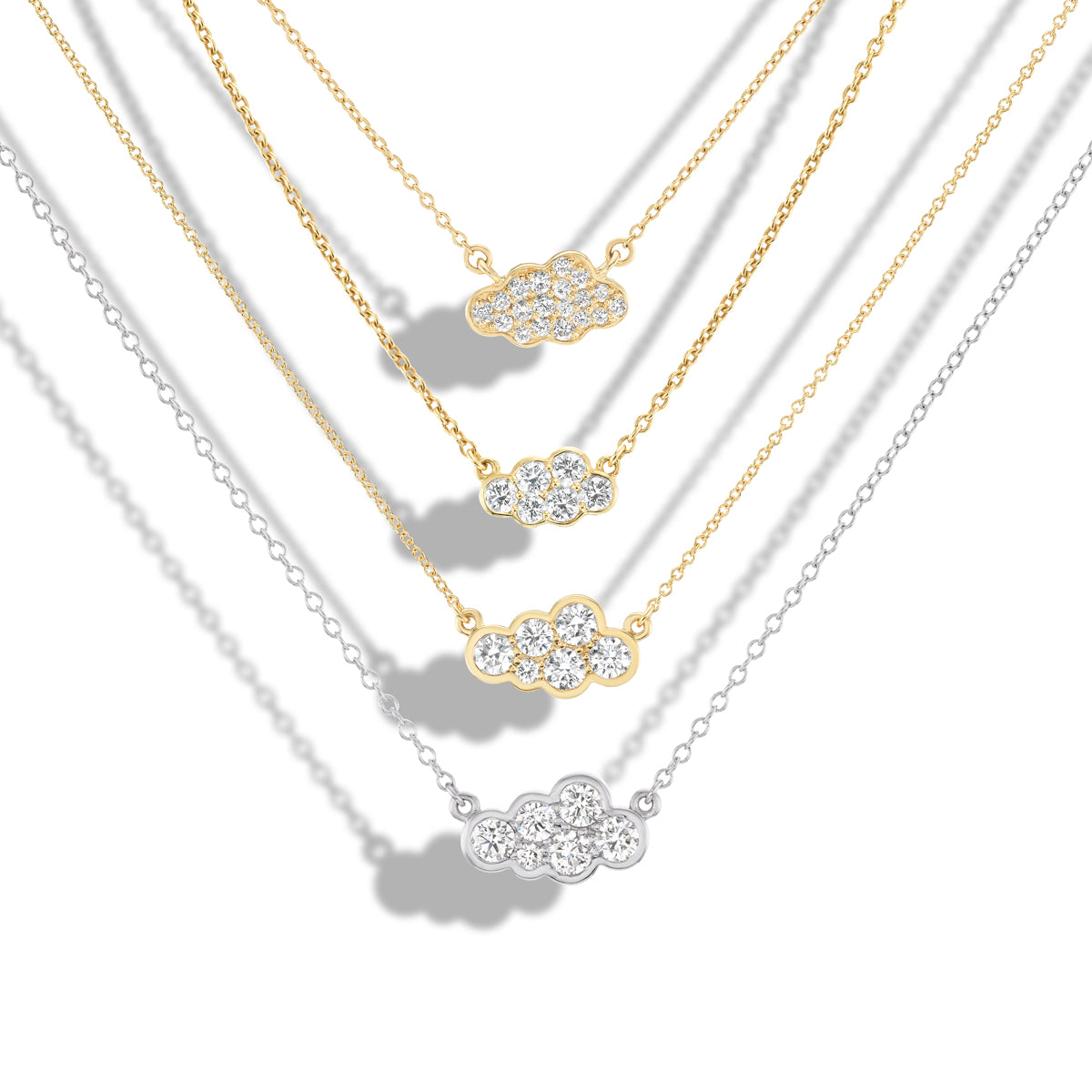 Large Diamond Cloud Necklace