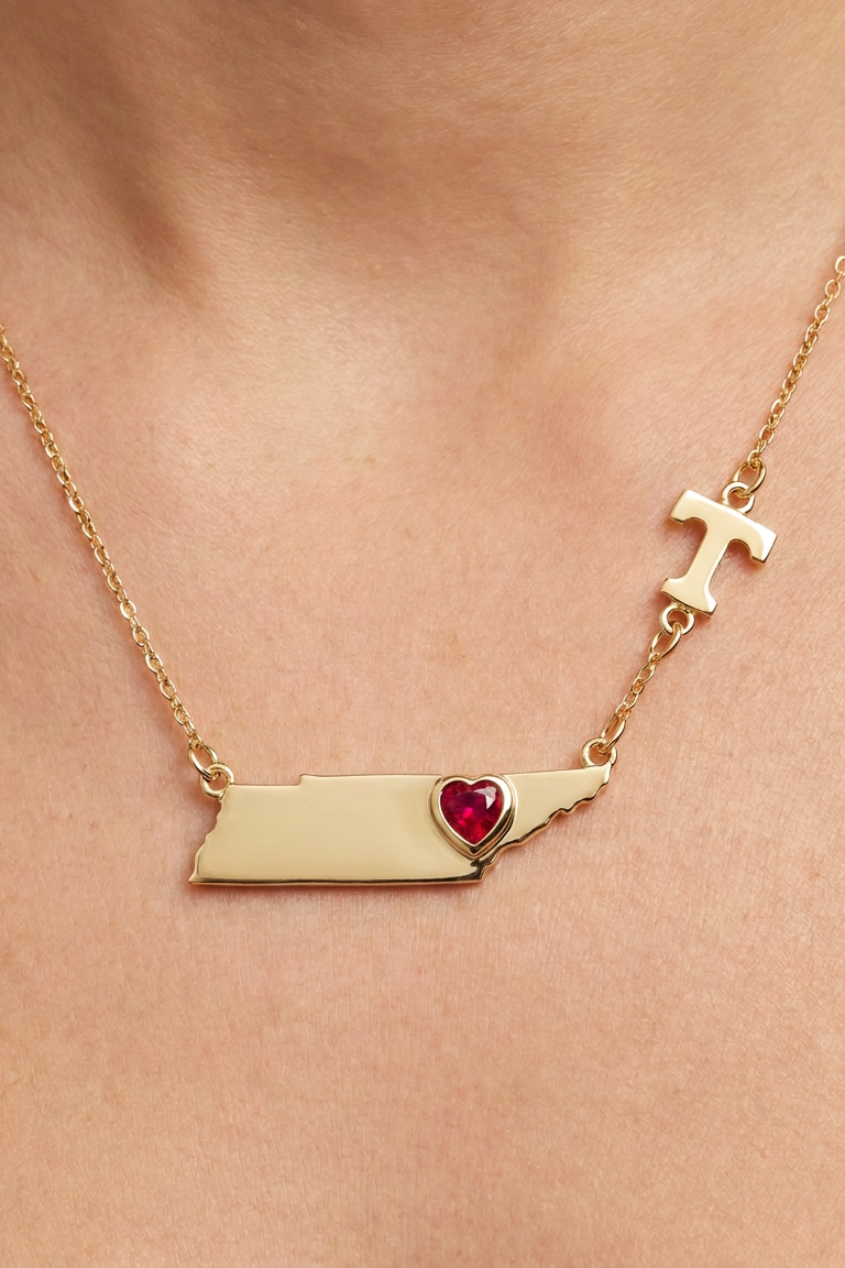 The Ruby Falls Necklace