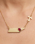 The Ruby Falls Necklace