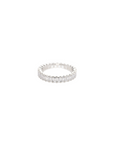 Emerald-Cut Diamond Eternity Band Stacking Ring