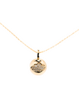 Pavé Inlaid Cloud Diamond Sphere Necklace