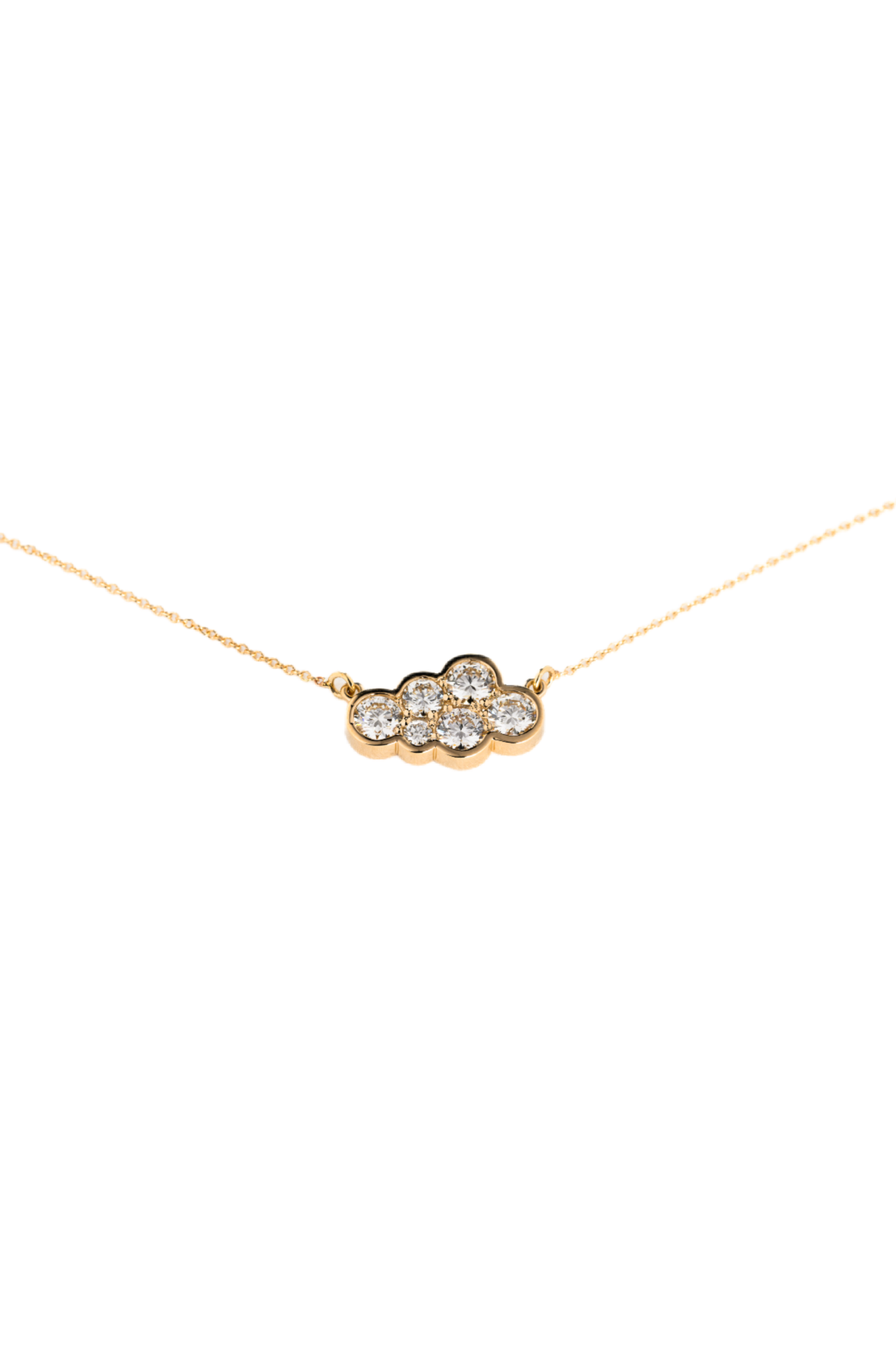 Large Diamond Cloud Necklace