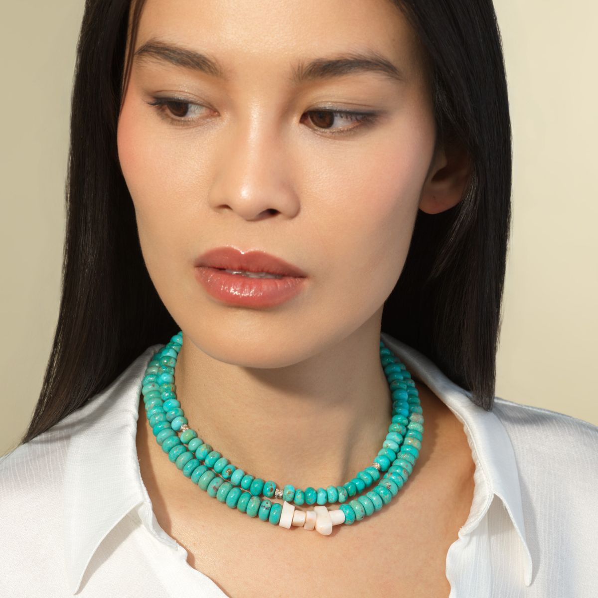 Sun Drunk Turquoise Necklace