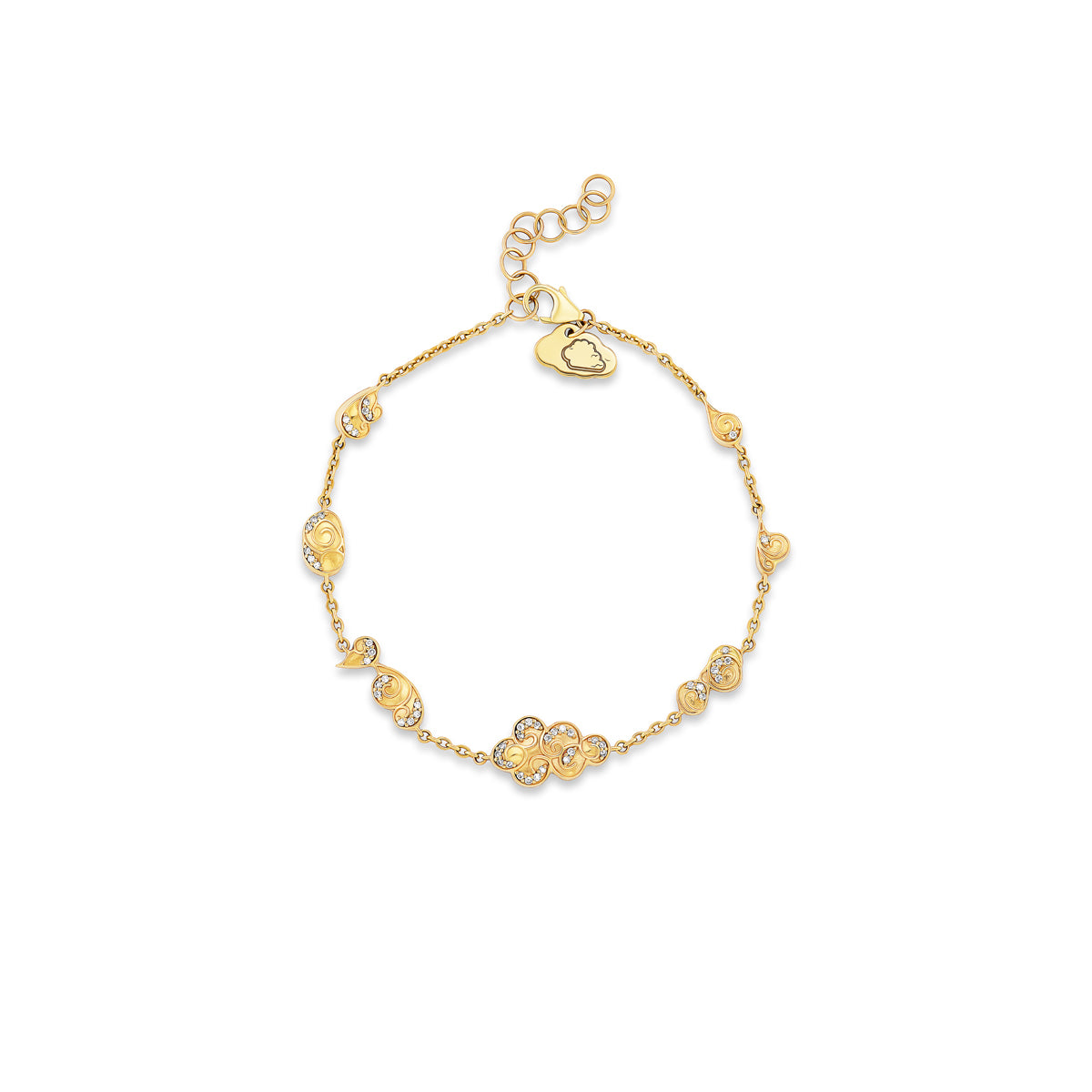 Solid Tibetan Puffy Cloud Bracelet