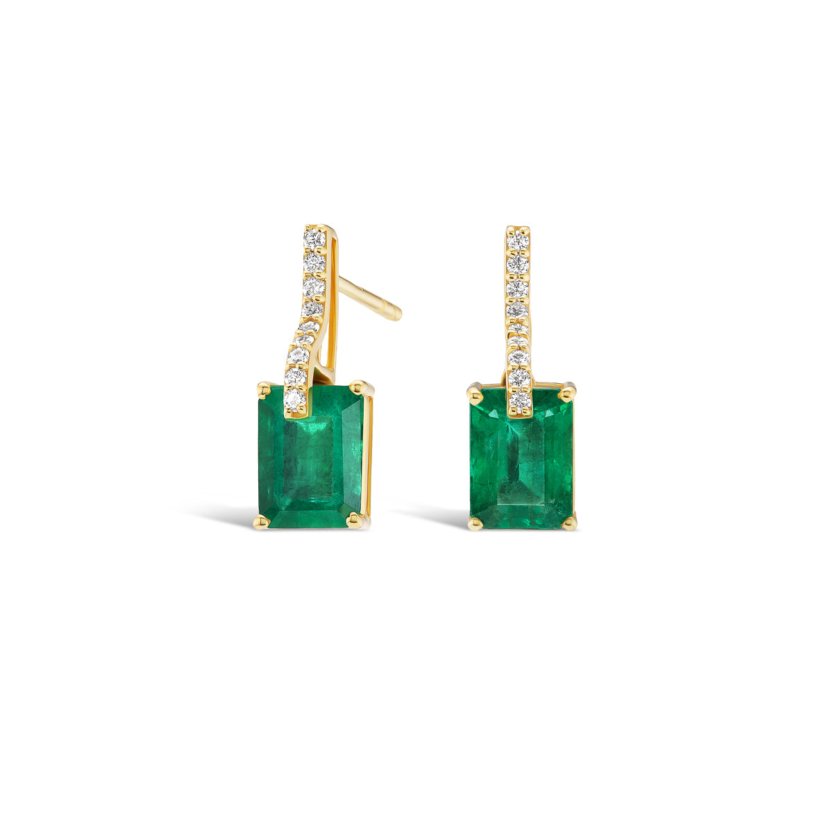 Emerald Drop Earrings
