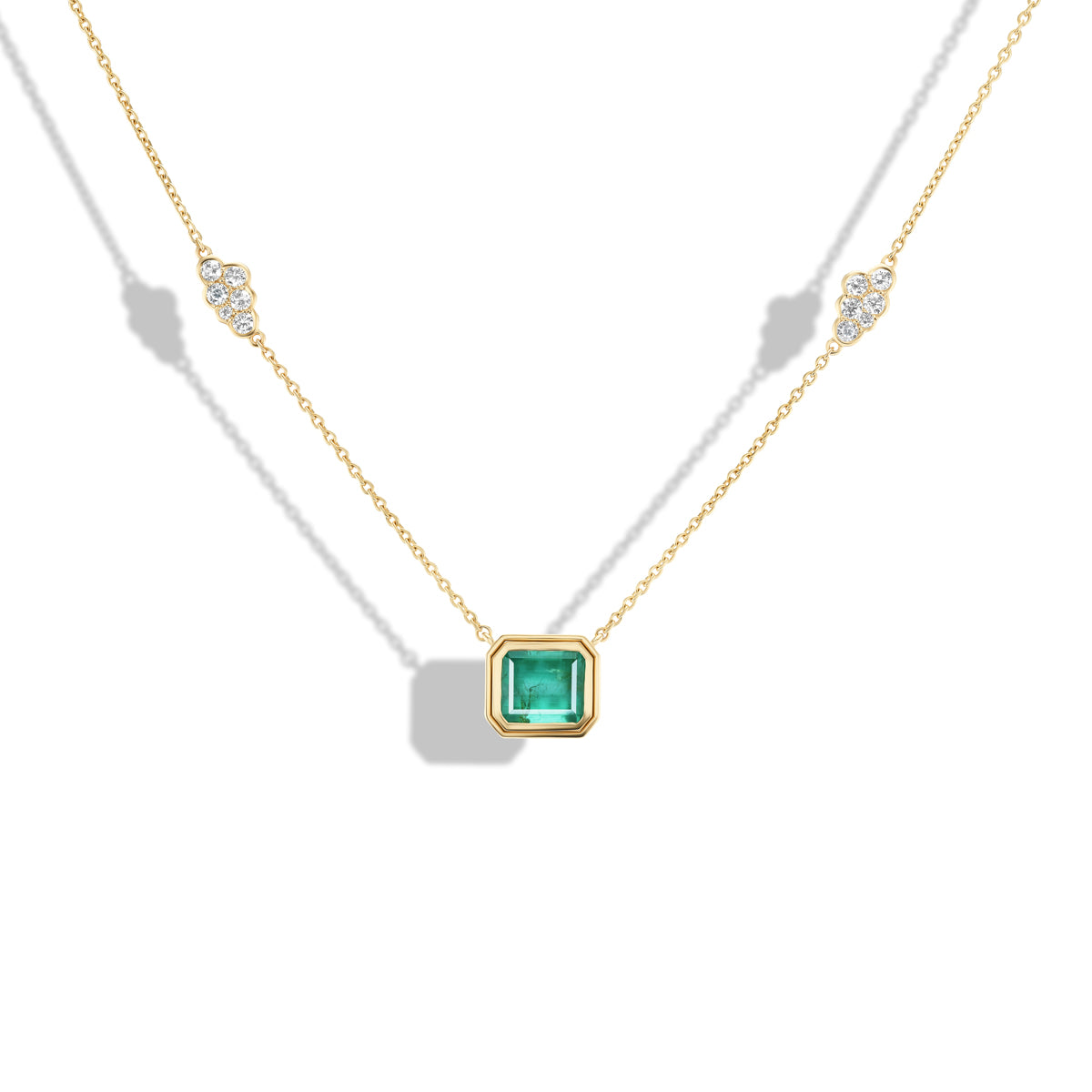 Original Recipe Emerald and Diamond Necklace