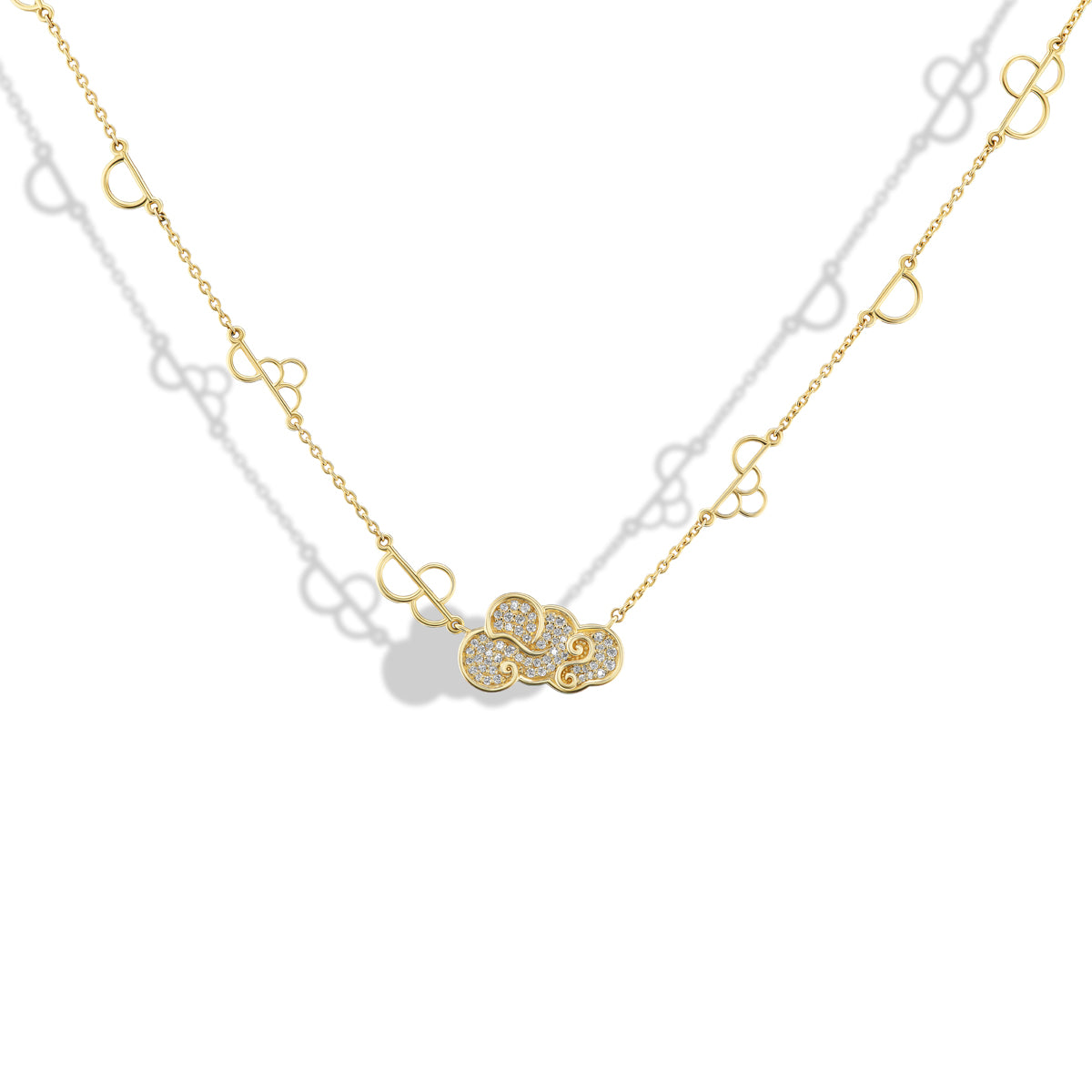 Open Skies Tibetan Cloud Necklace