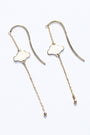 Gold Cloud French Hook Earrings