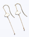 Gold Cloud French Hook Earrings